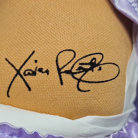 Cabbage Patch Kids Doll 1978 2004 Vintage Purple Outfit Dress Shoes Bows CPK - Picture 3 of 15